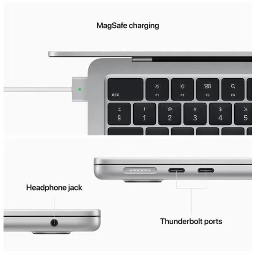 MacBook Air 13" 2024 M3 8C GPU / 512 GB / 16 GB von techkistli.ch