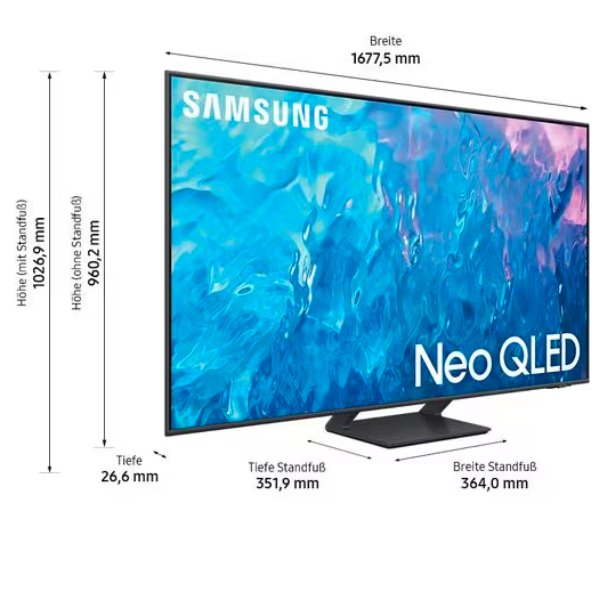 Samsung - 75", 4K UHD QLED TV, 2023 von techkistli.ch